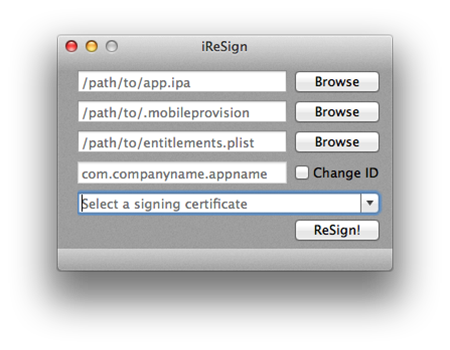 iReSign下载for Mac