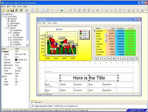 Longtion Software Application Builder(数据库开发工具) v5.21.0.720免费版