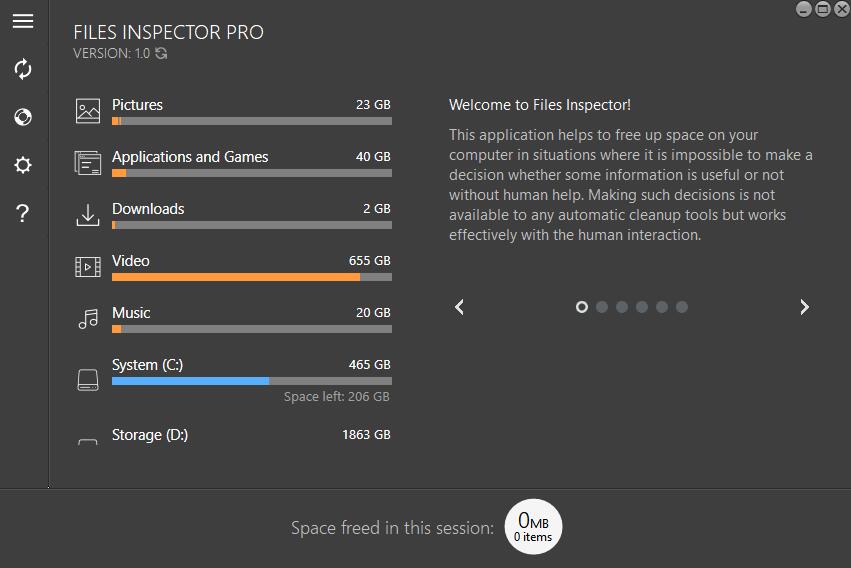 Files Inspector Pro(磁盘文件分析器) v1.0免费版